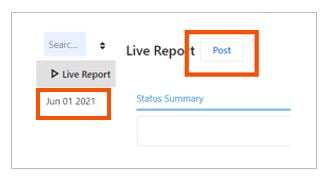 How to create a weekly status report​